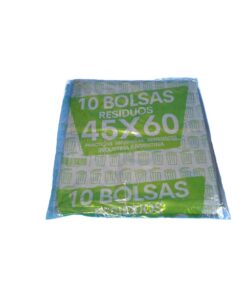 Bolsa residuos 45cm x 60cm x 10un