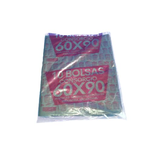 Bolsa residuos 60cm x 90cm x 10un