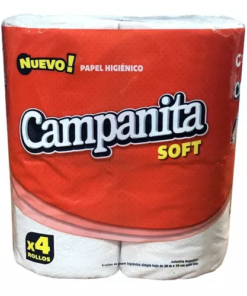 Higiénico Campanita Soft 30m x 4u