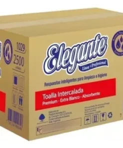 Toalla Intercalada Blanca 2500 unidades 4 paneles