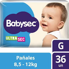 PAÑAL BABYSEC ULTRASEC "G" 36UN